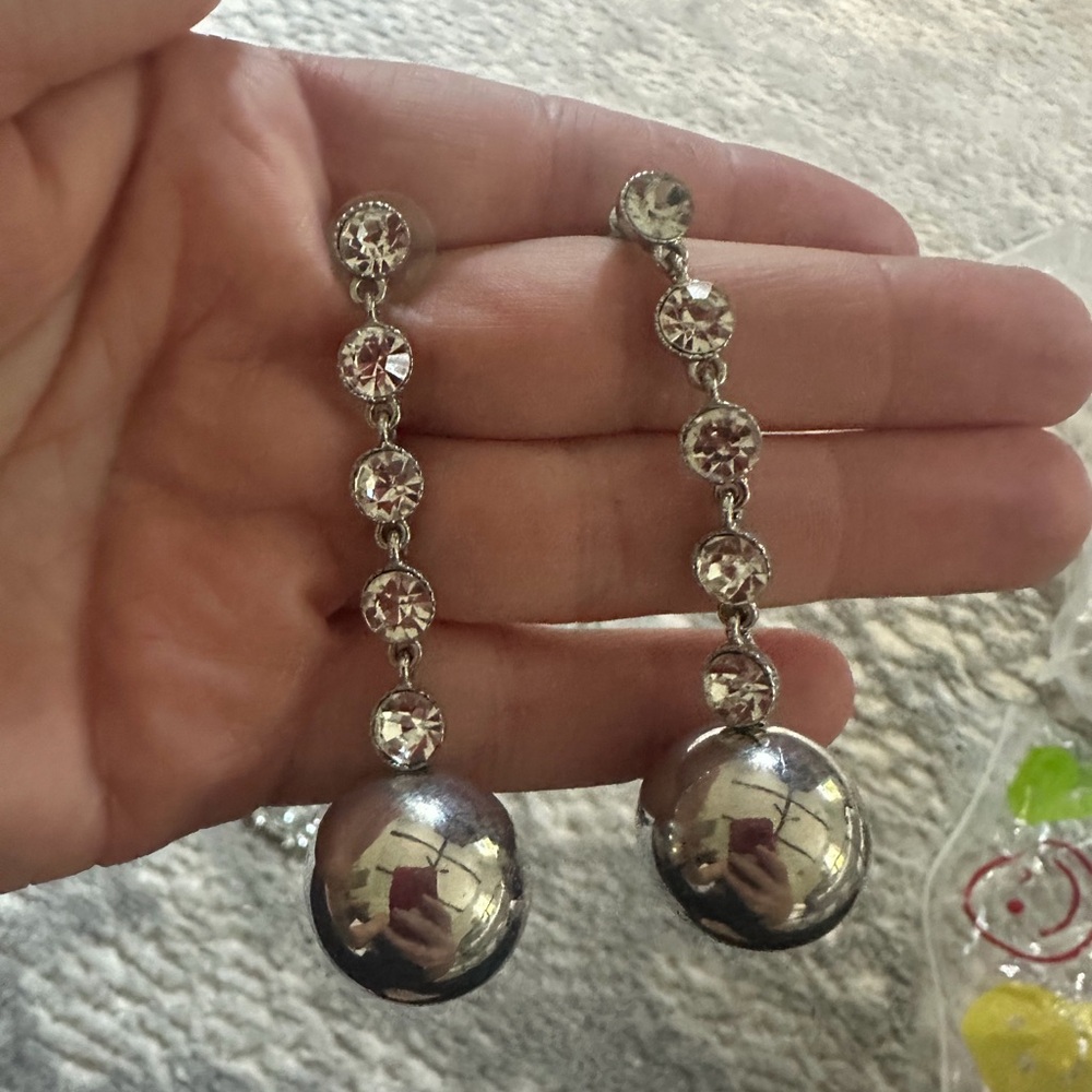 Elegant Silver Drop Earrings
